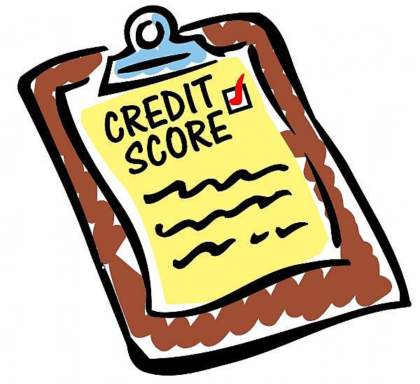 credit report clipboard