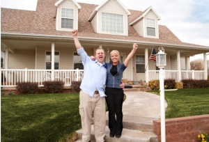 happy homeowners