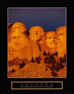 leaders on mount rushmore